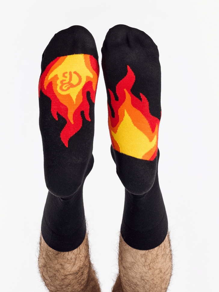 Le Bar a Chaussettes - Chaussettes Feu Caché