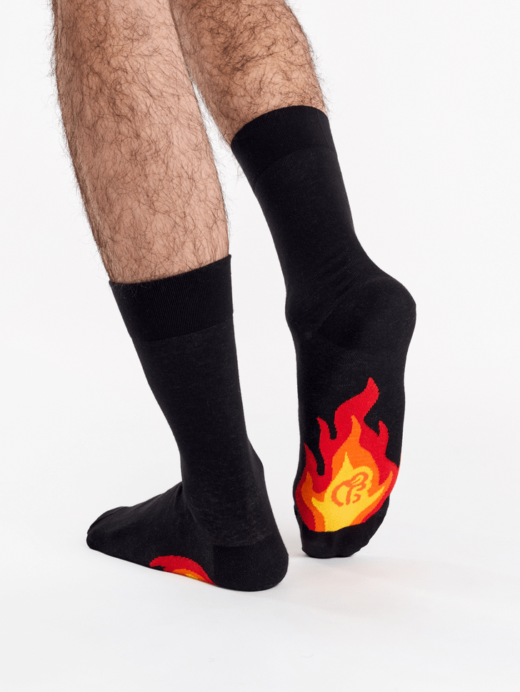 Le Bar a Chaussettes - Chaussettes Feu Caché