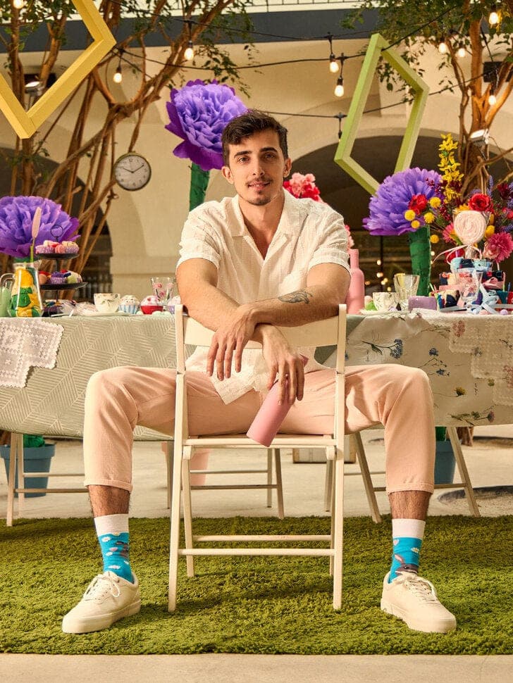 Le Bar a Chaussettes - Chaussettes Lapins et Fleurs