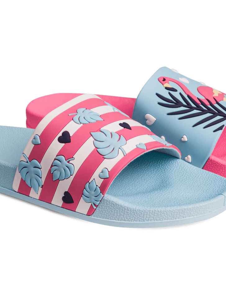 Le Bar a Chaussettes - Claquettes Flamants Roses Amoureux