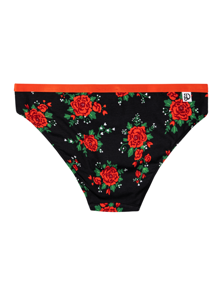 Le Bar a Chaussettes - Culotte Femmes Roses Rouges