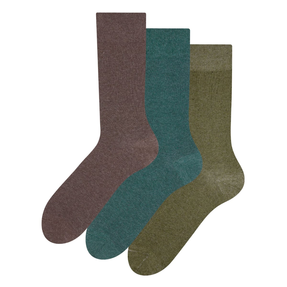 Le Bar a Chaussettes - Lot de 3 Paires de Chaussettes Coton Recyclé Chasseur