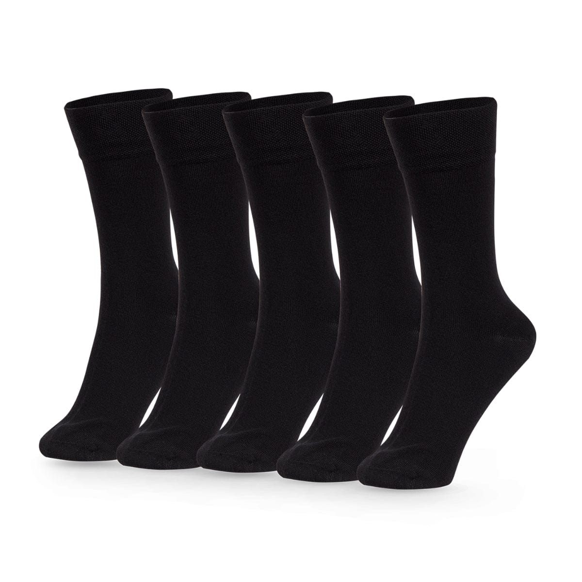 Le Bar a Chaussettes - Lot de 5 Paires de Chaussettes Classiques Noires.
