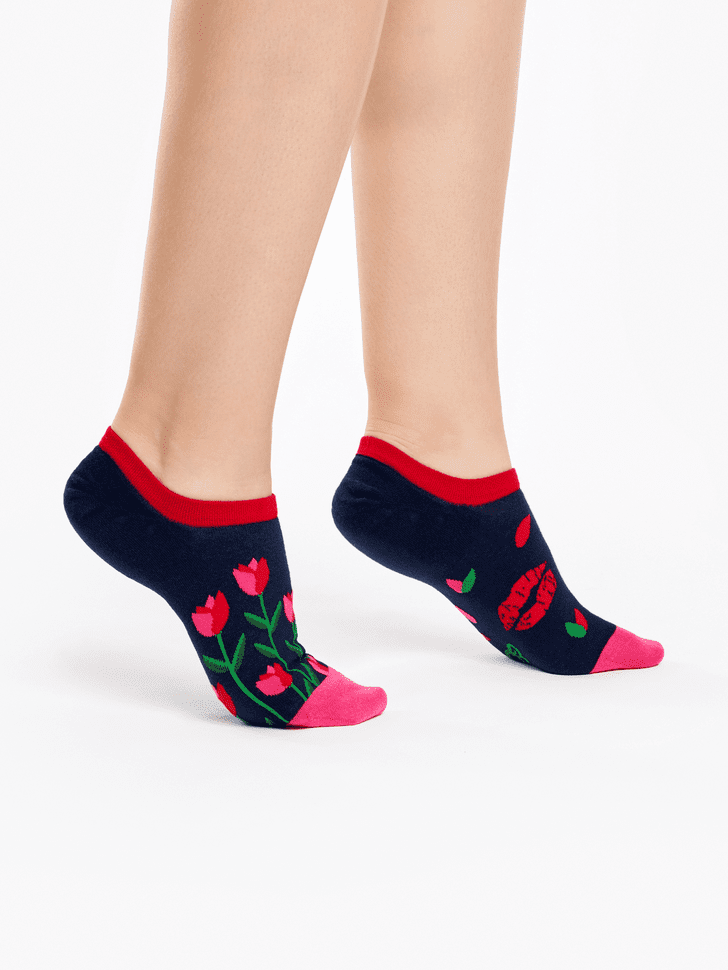 Le Bar a Chaussettes - Socquettes Invisibles Baisers de Tulipes