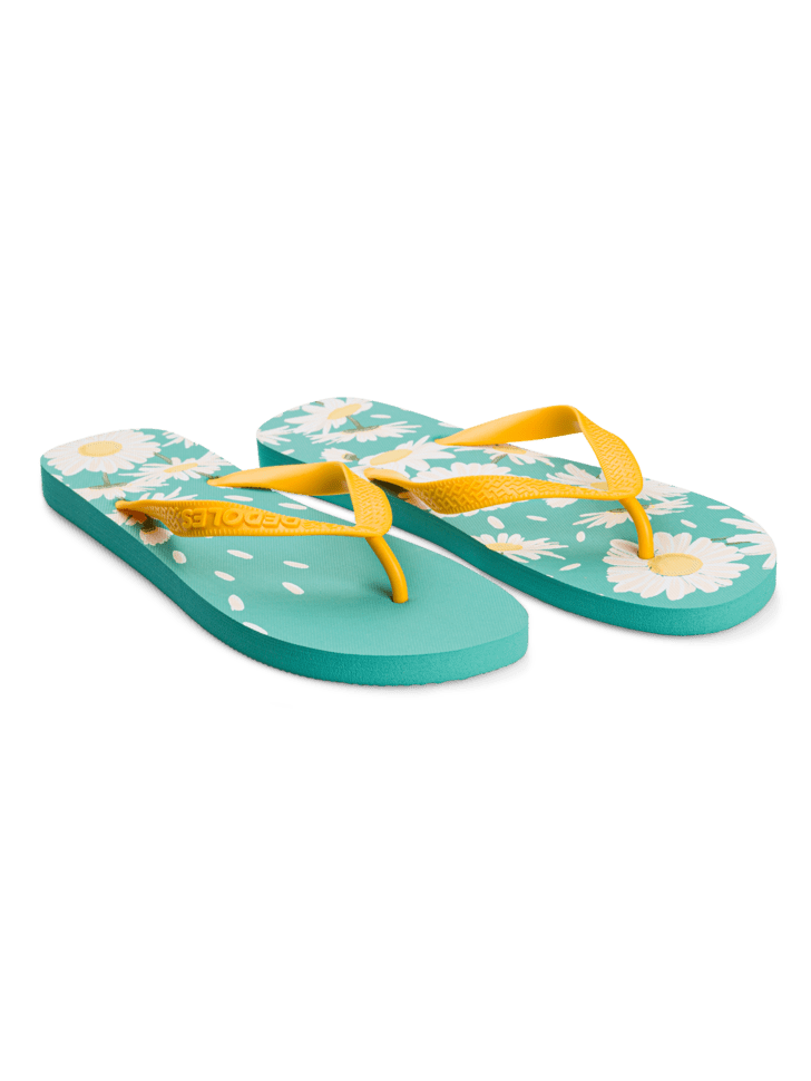 Le Bar a Chaussettes - Tongues Marguerites Estivales