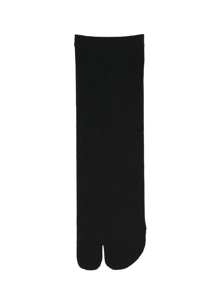 Chaussettes Tabi Courtes Unies en Coton Noires M - Tabio