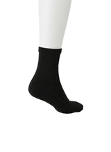 Chaussettes Tabi Courtes Unies en Coton Noires M