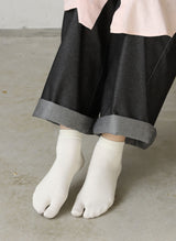 Socquettes Tabi en Soie et Catéchine
