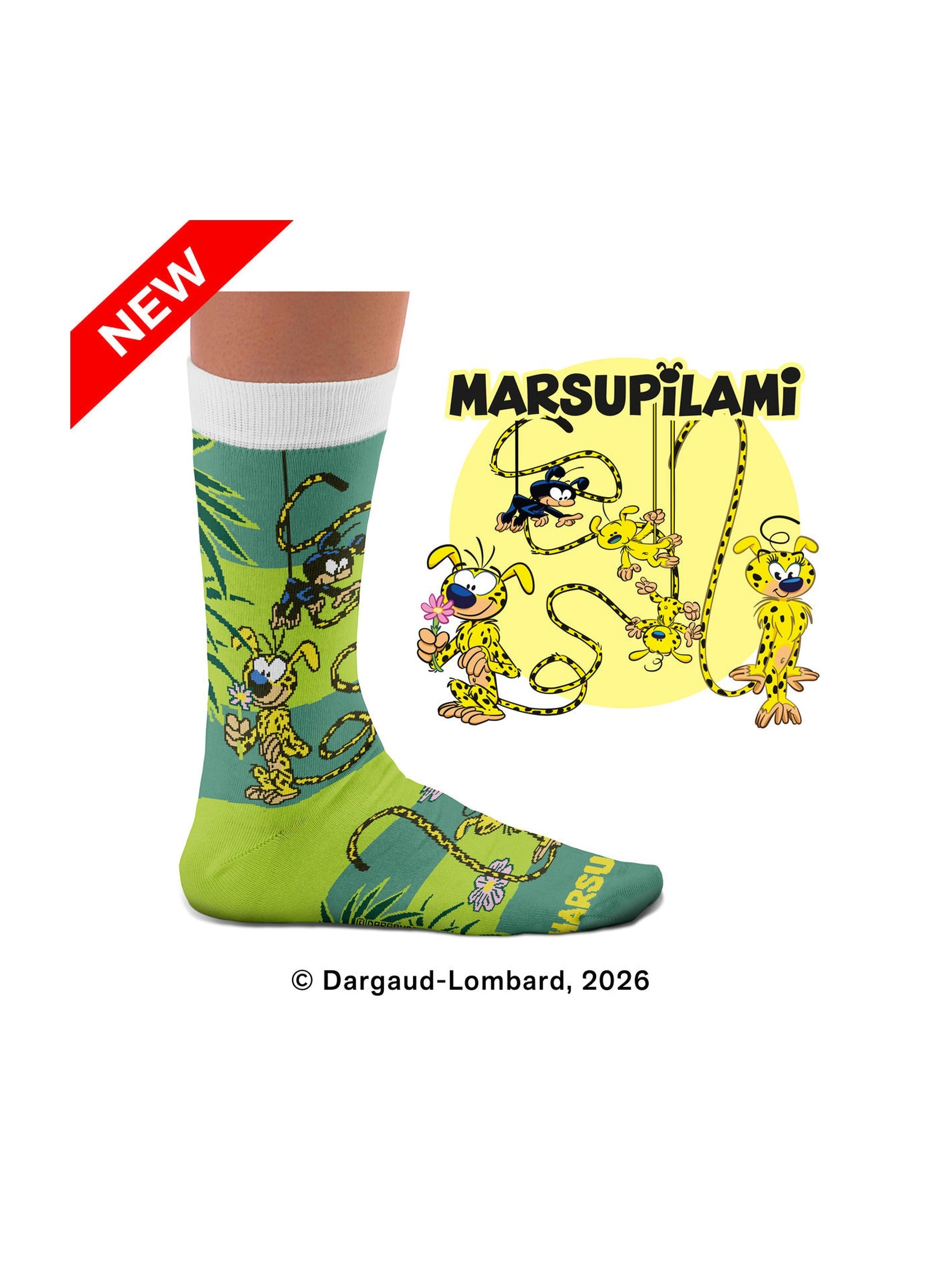 Chaussettes Marsupilami, Palombie