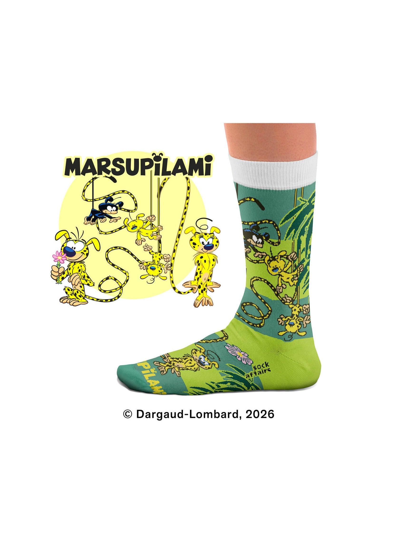 Chaussettes Marsupilami, Palombie