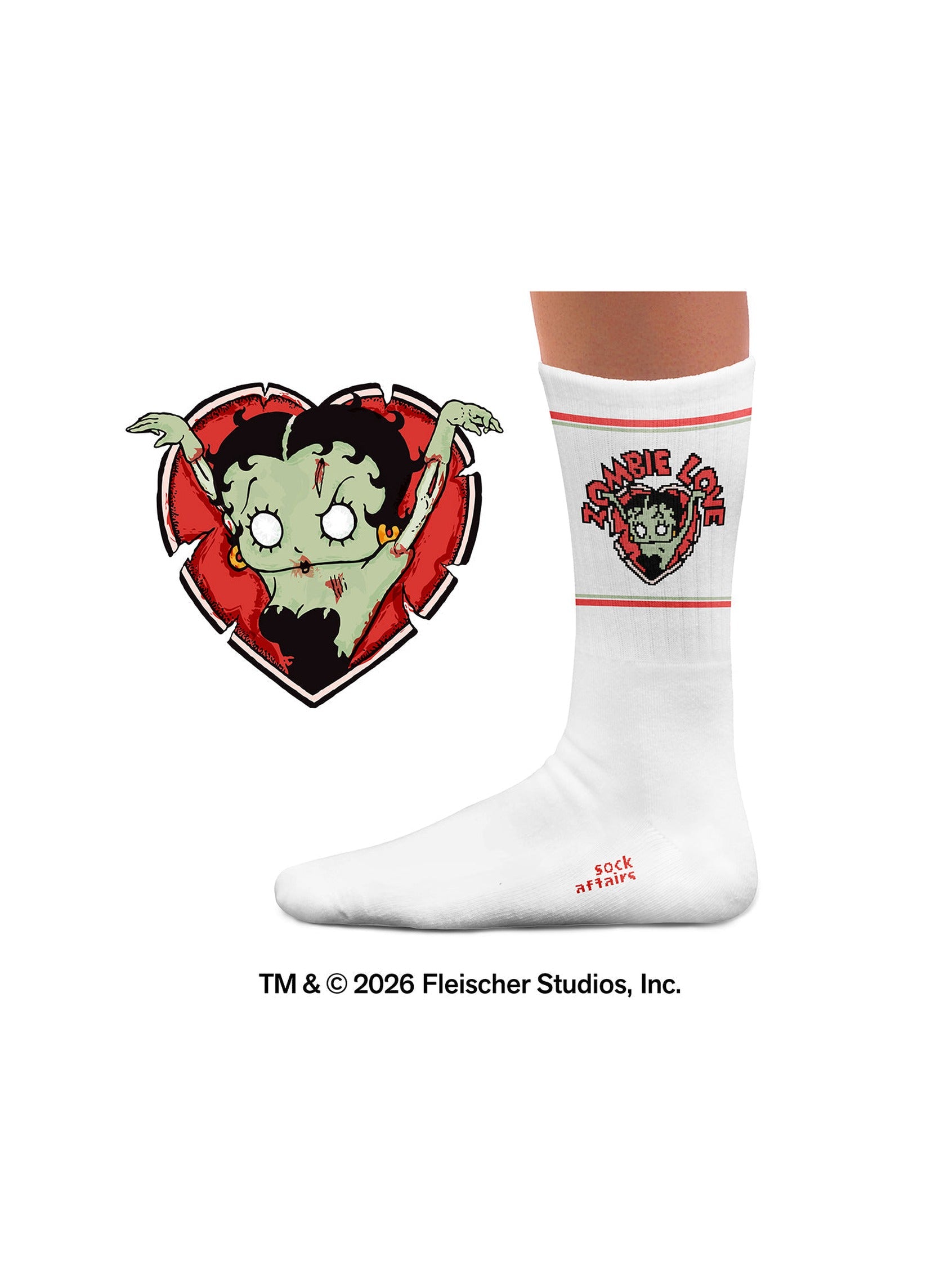 Chaussettes Sport Betty Boop, Zombie