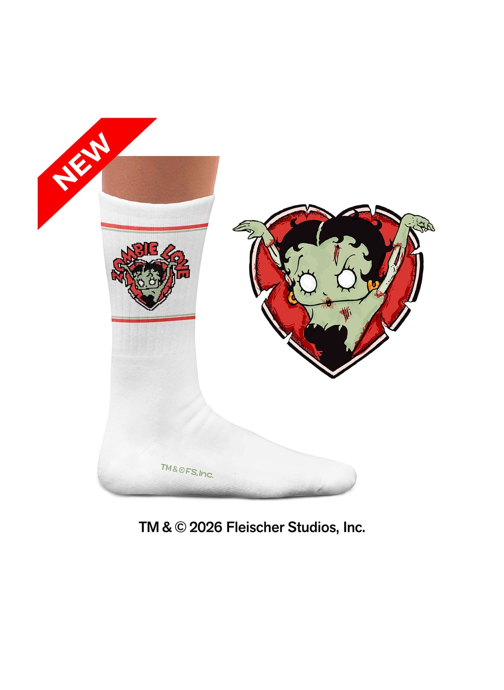 Chaussettes Sport Betty Boop, Zombie