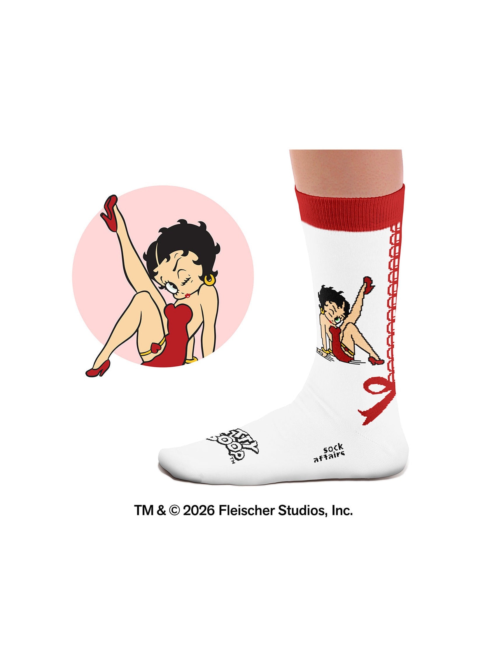 Chaussettes Betty Boop, Pin-Up