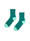 Chaussettes Côtelées Cyclisme Vert - Dedoles