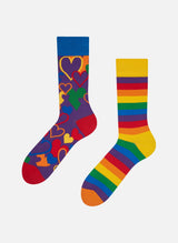 Dedoles - Chaussettes Amours Arc-en-ciel | Le Bar à Chaussettes.