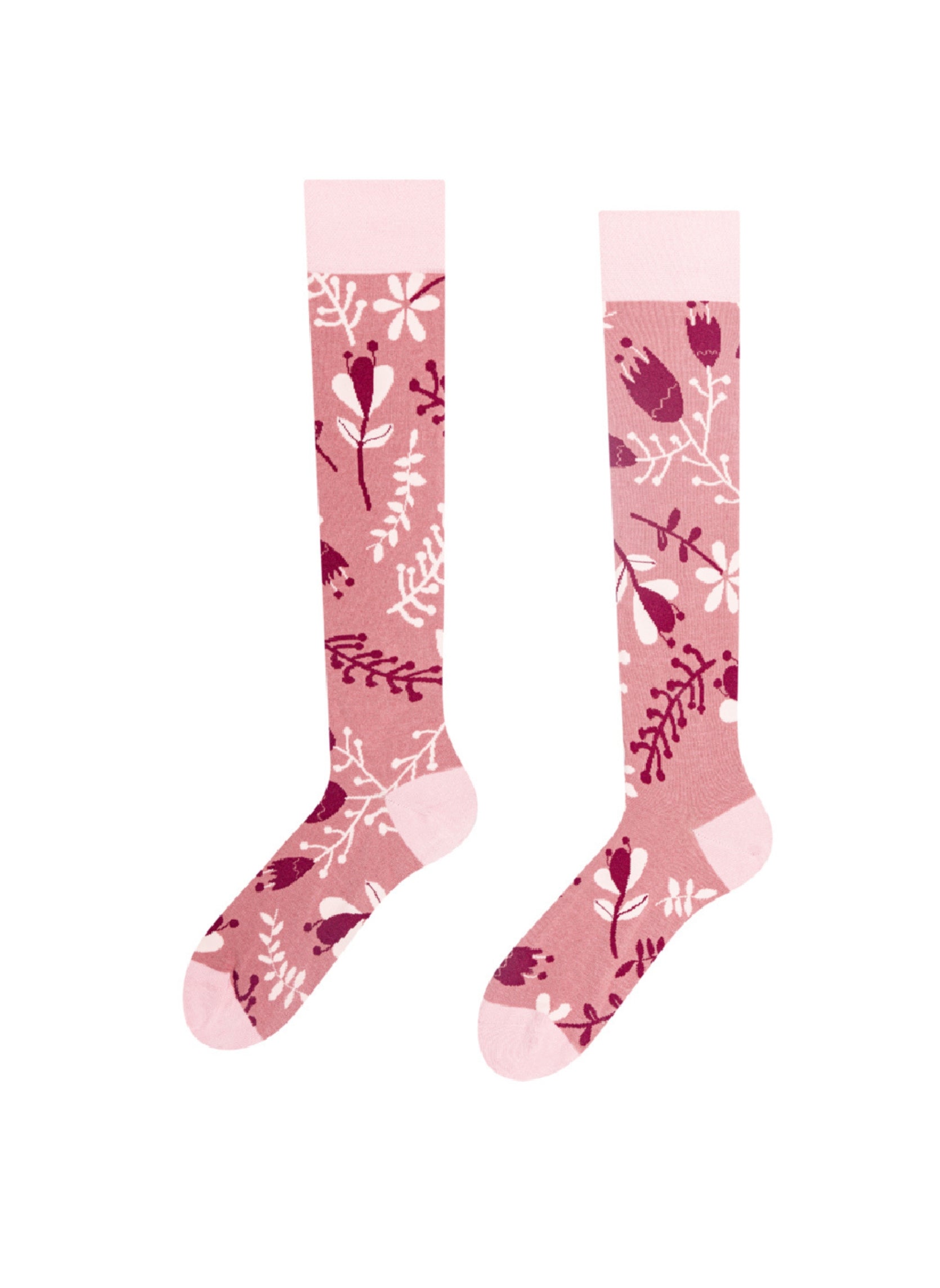 Chaussettes Mi-Bas Fleurs Douces