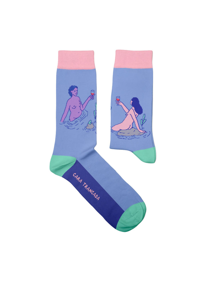 Chaussettes Coton Bio Conversations, Cara Trancada - Sock Affairs