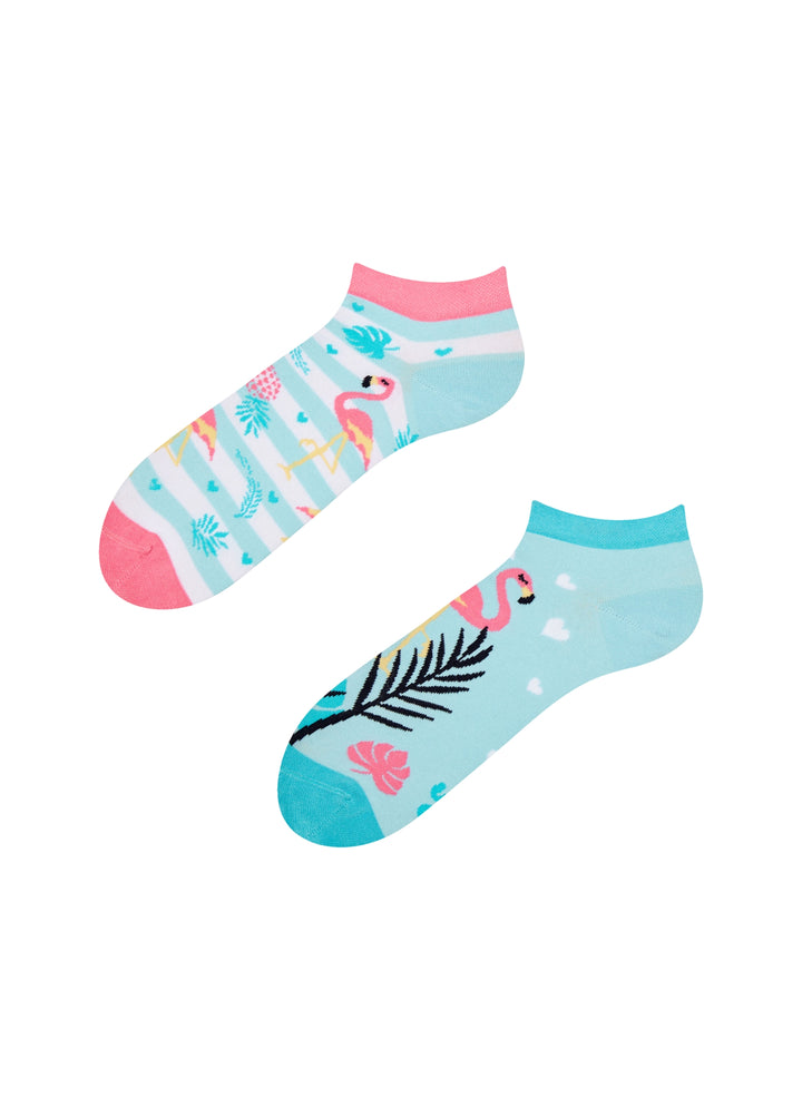 Socquettes Flamants Roses Amoureux - Dedoles