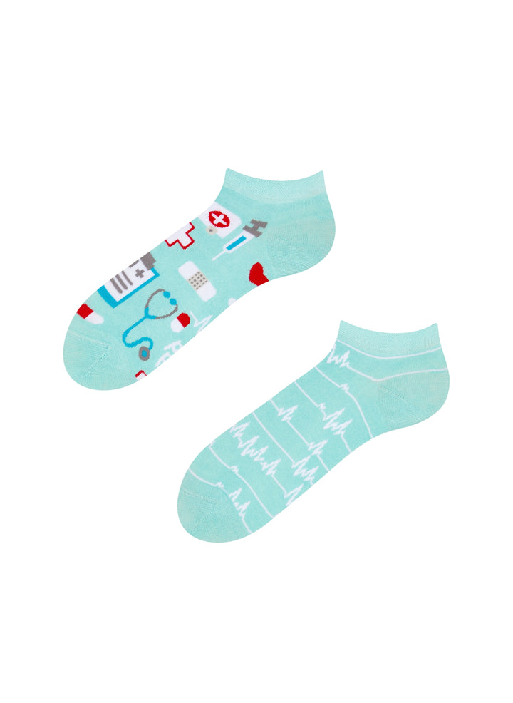 Socquettes Médecine et ECG - Dedoles
