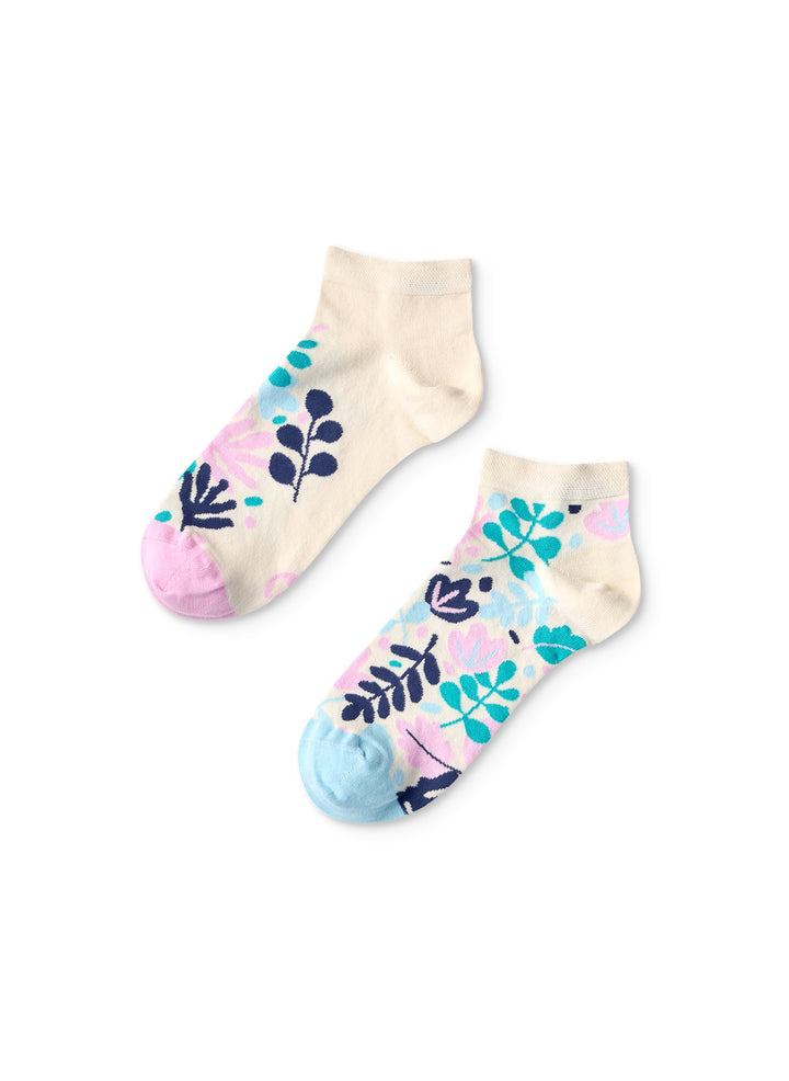 Socquettes Feuilles Turquoises - Dedoles