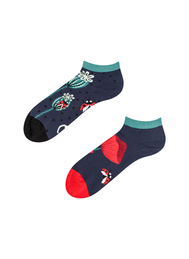 Socquettes Coccinelles et Fleurs de Pavot - Dedoles