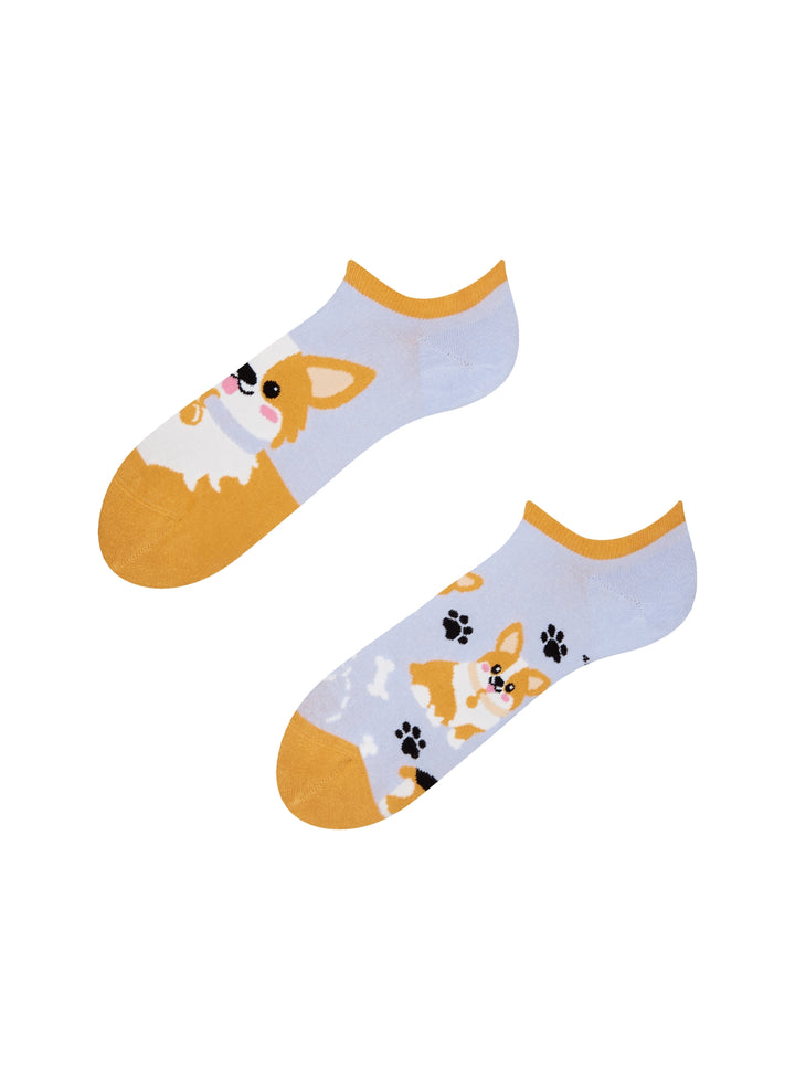 Socquettes Invisibles Chiens Corgis - Dedoles