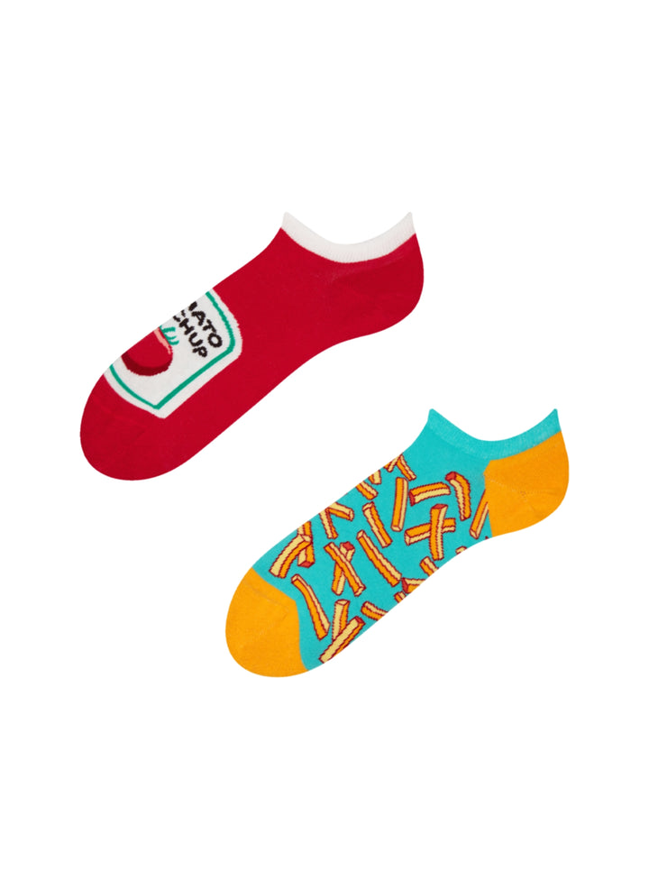 Socquettes Invisibles Frites et Ketchup - Dedoles