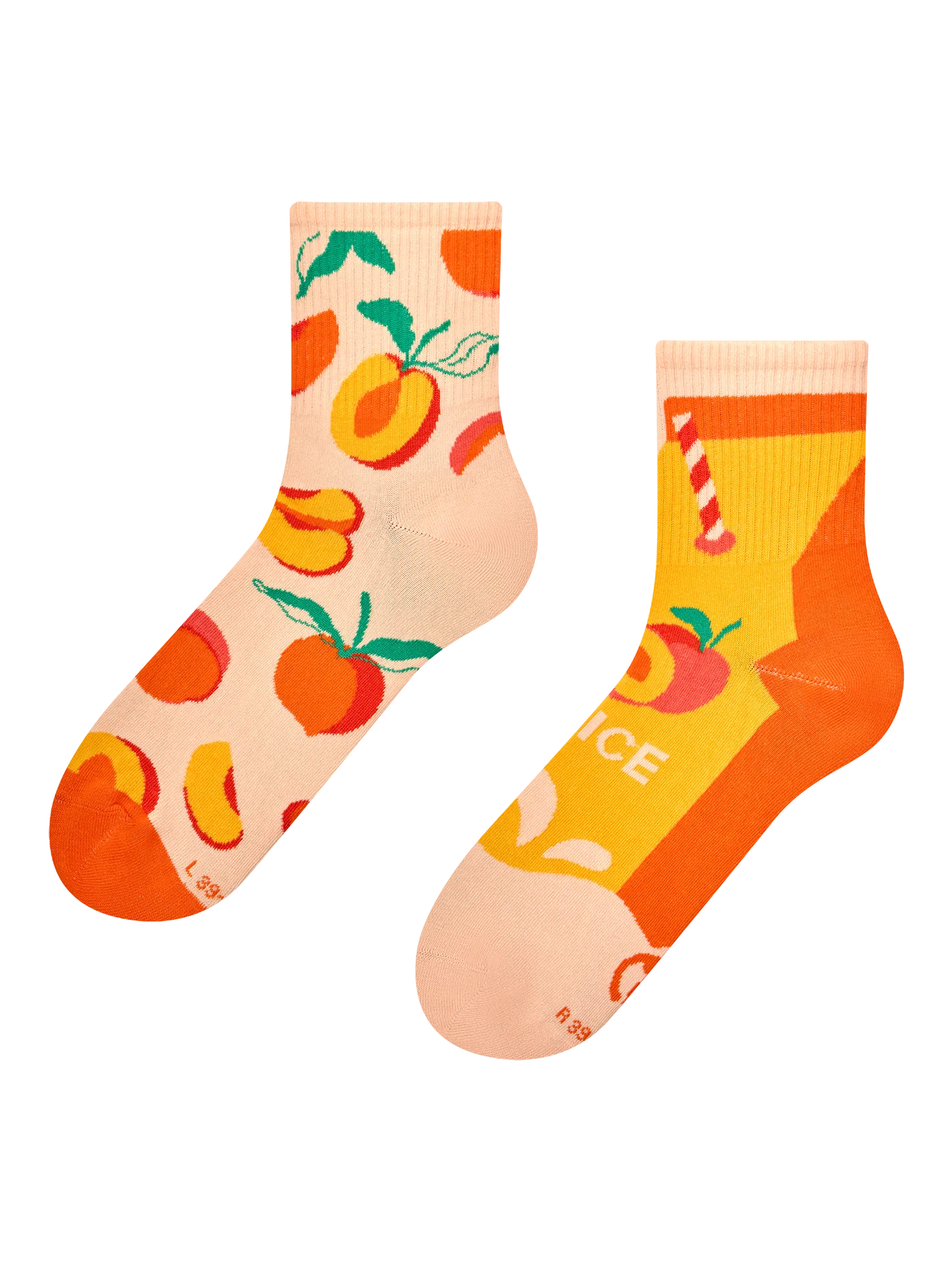 Chaussettes Courtes Jus de Pêche - Dedoles