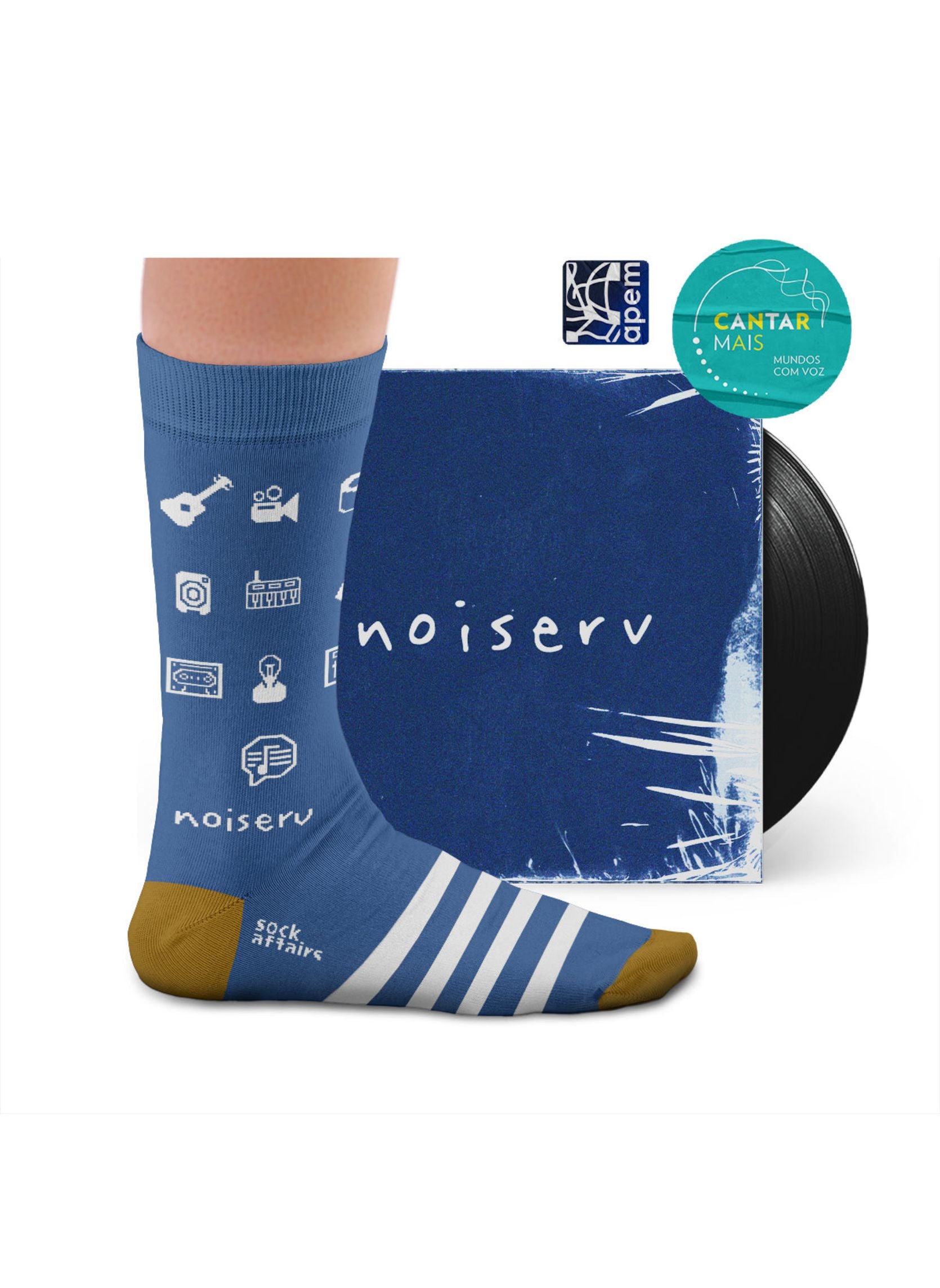 Chaussettes Noiserv, David Santos