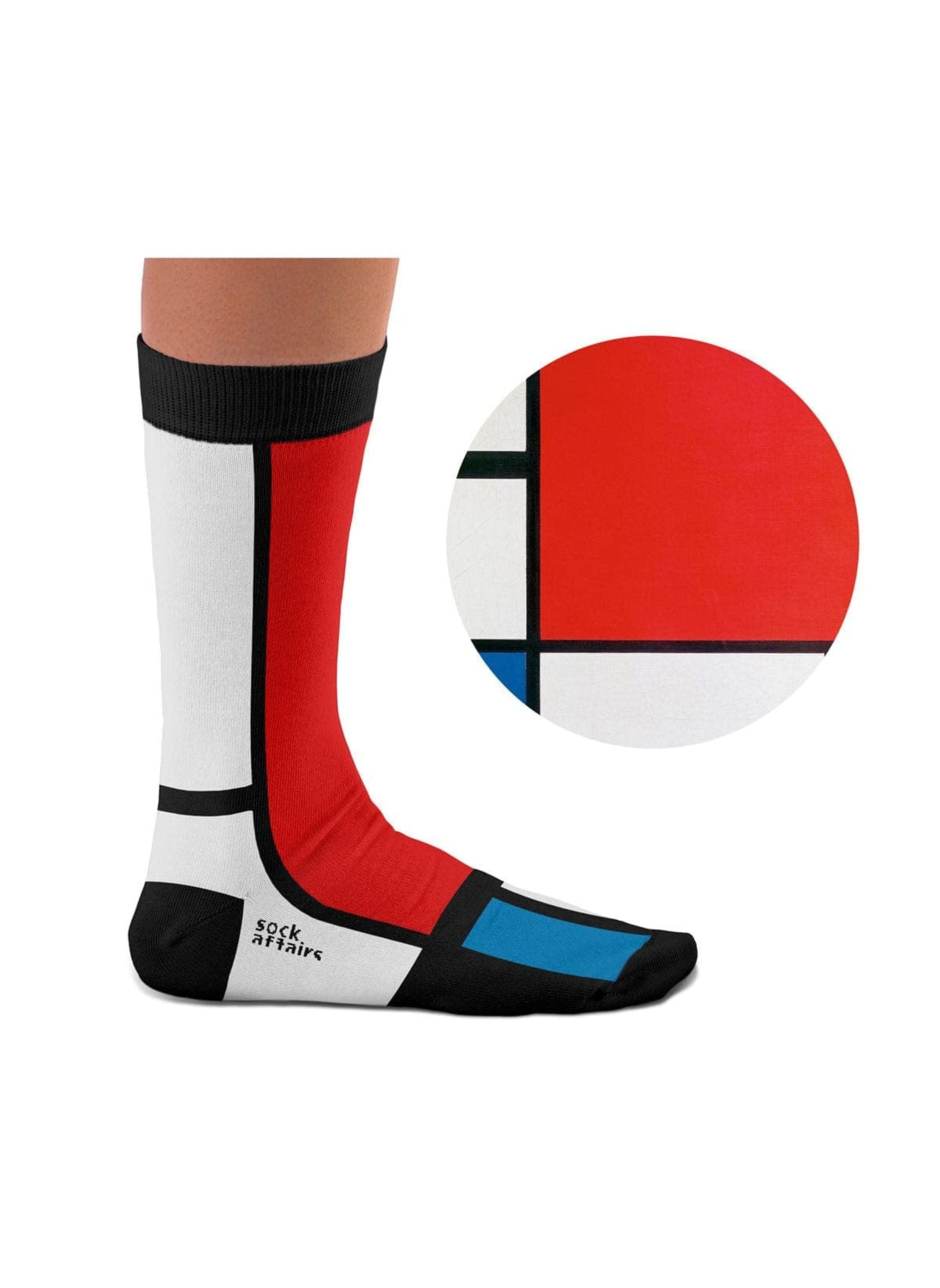 Chaussettes Composition II, Mondrian