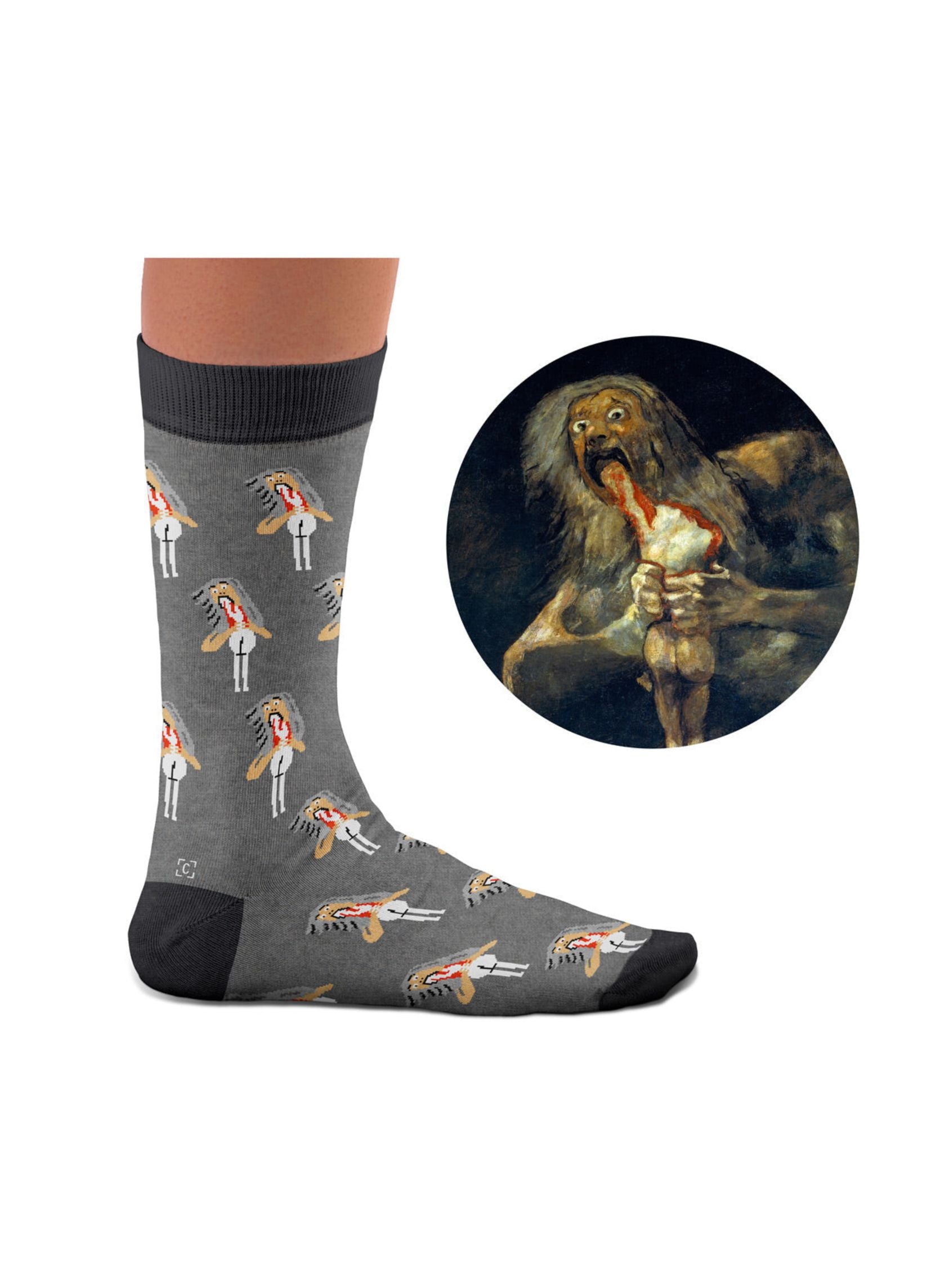 Chaussettes Saturne Dévorant Son Fils, Goya