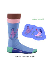 Chaussettes Coton Bio Conversations, Cara Trancada