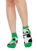 Socquettes Pandas & Rayures
