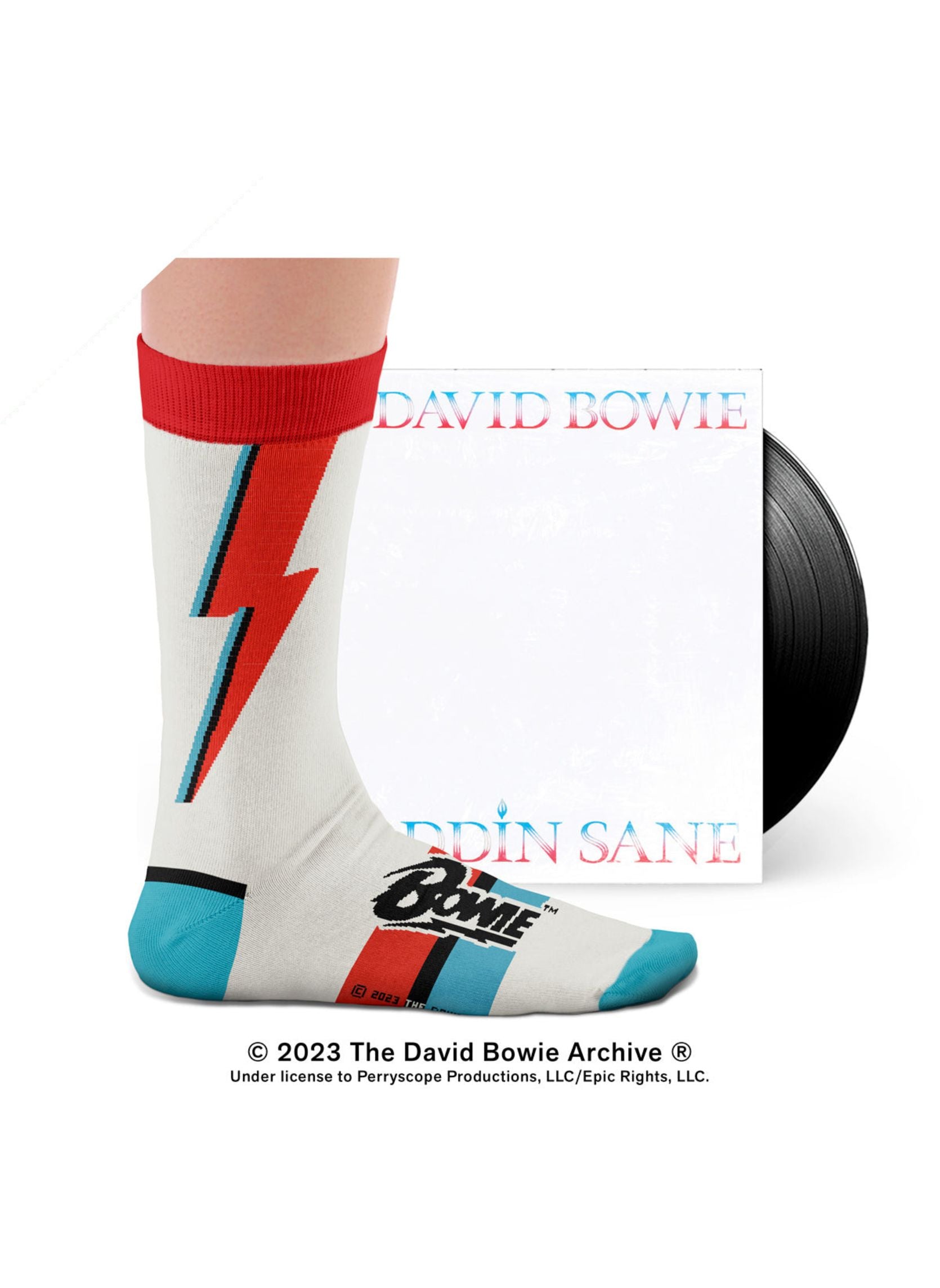 Chaussettes Aladdin Sane, David Bowie