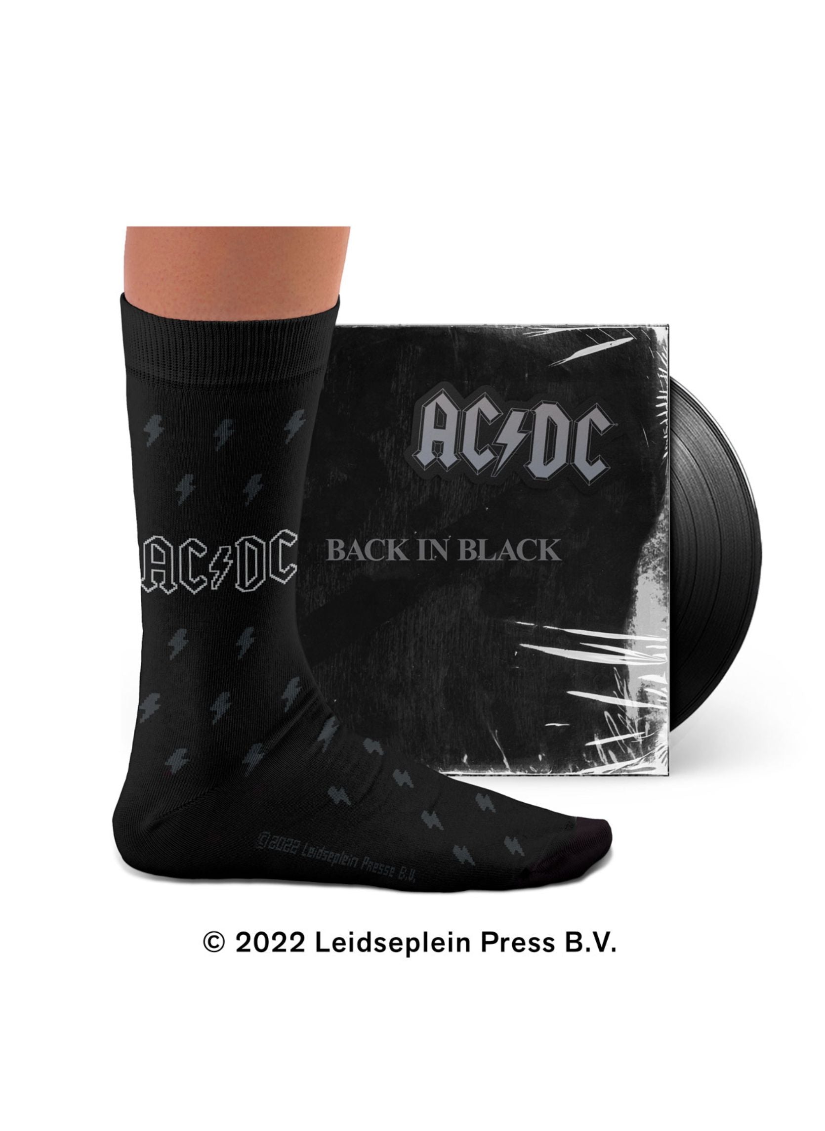 Chaussettes Back in Black AC/DC