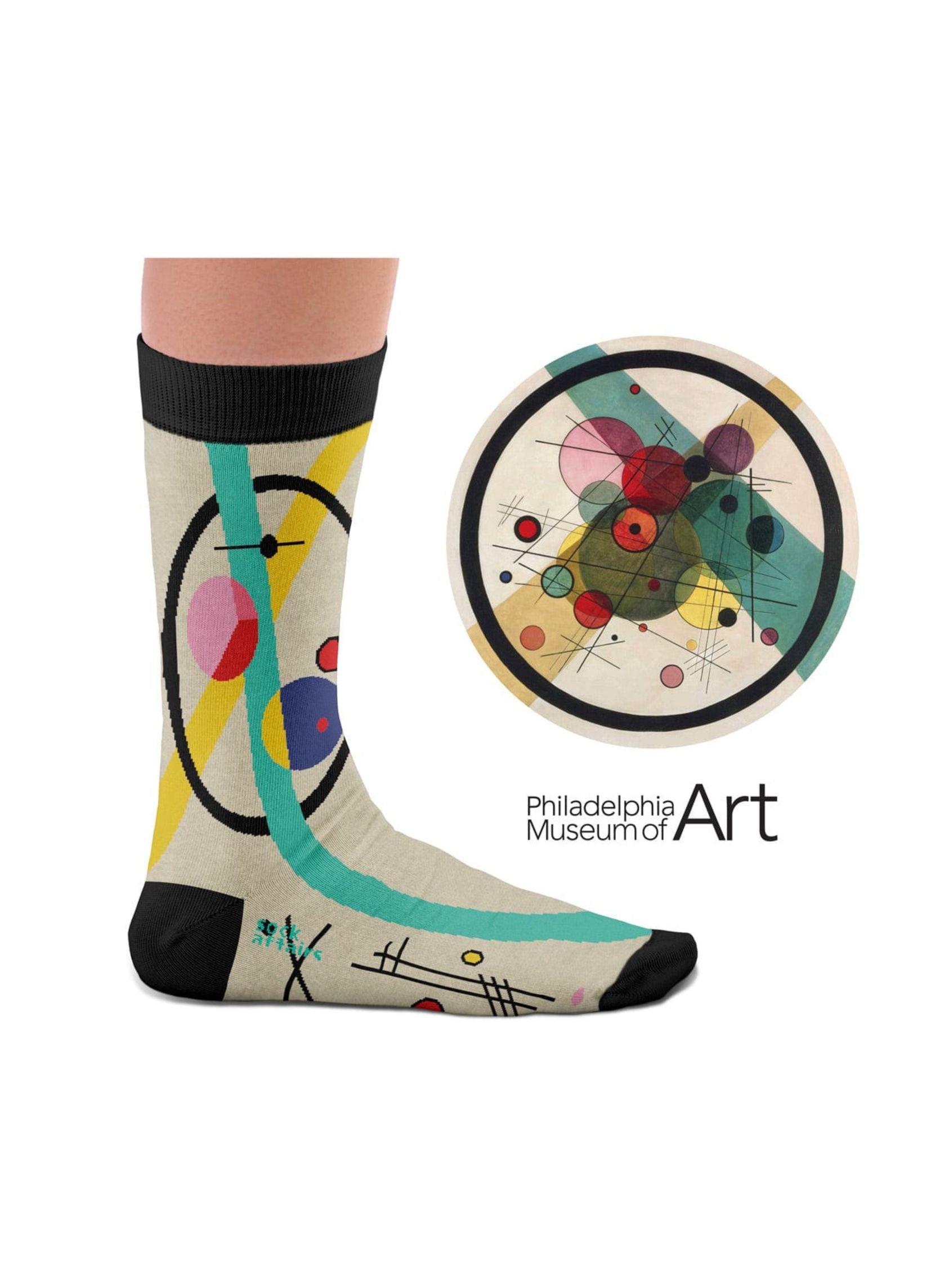 Chaussettes Cercles dans un Cercle, Kandinsky