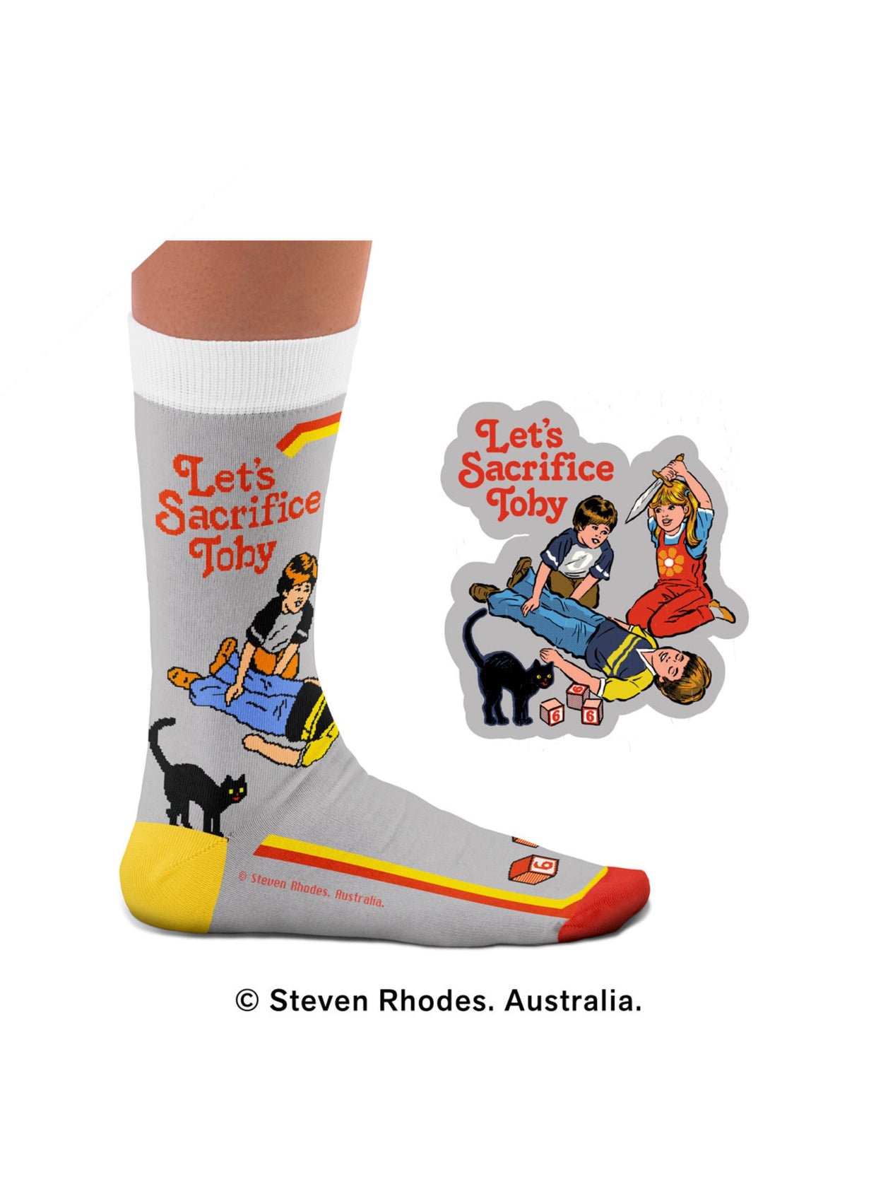 Chaussettes humour “Emmerdeuse jusqu’au bout des pieds”