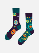 Dedoles - Chaussettes Crânes et Fleurs | Le Bar à Chaussettes.