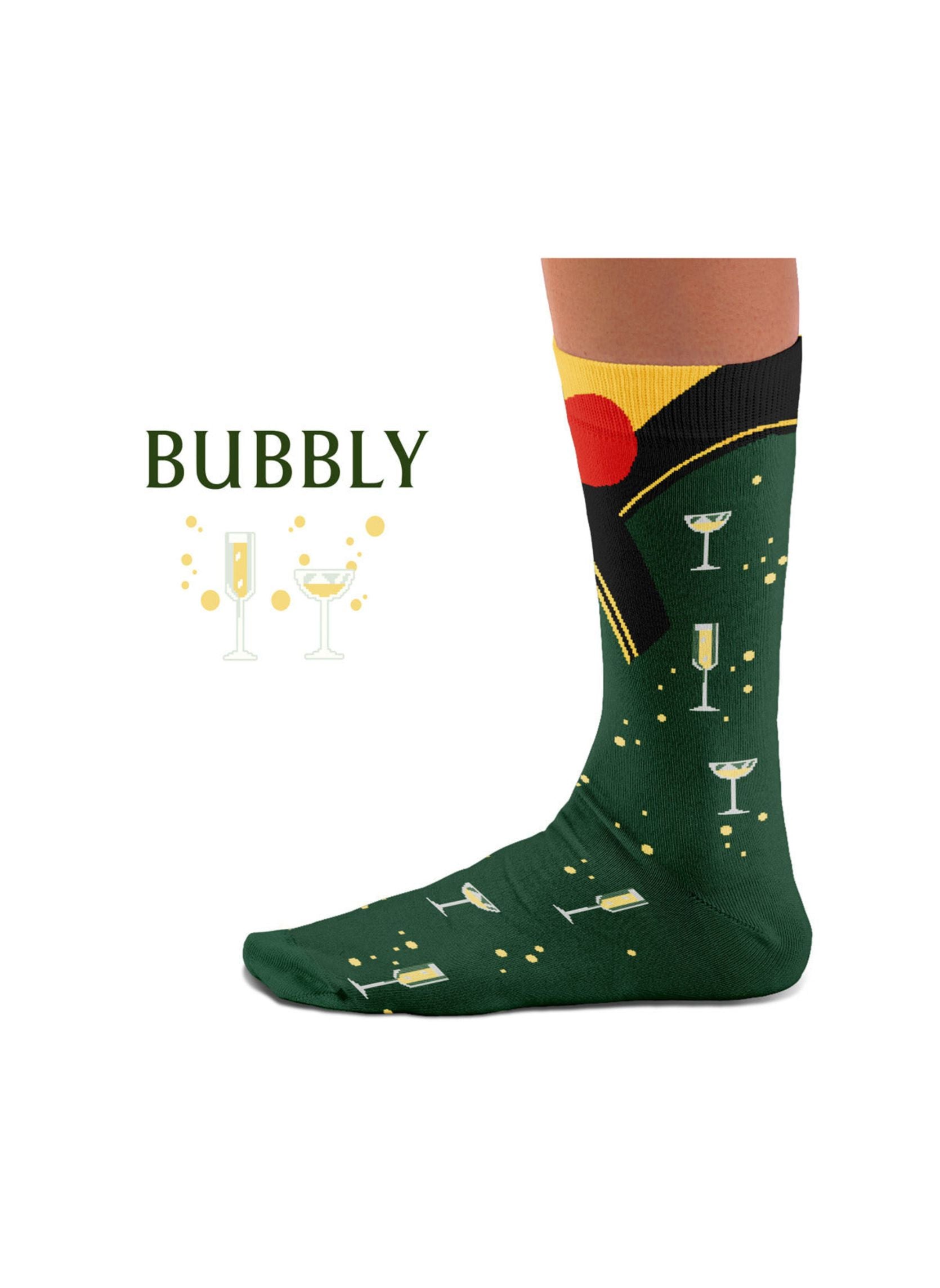 Chaussettes Champagne et Bulles