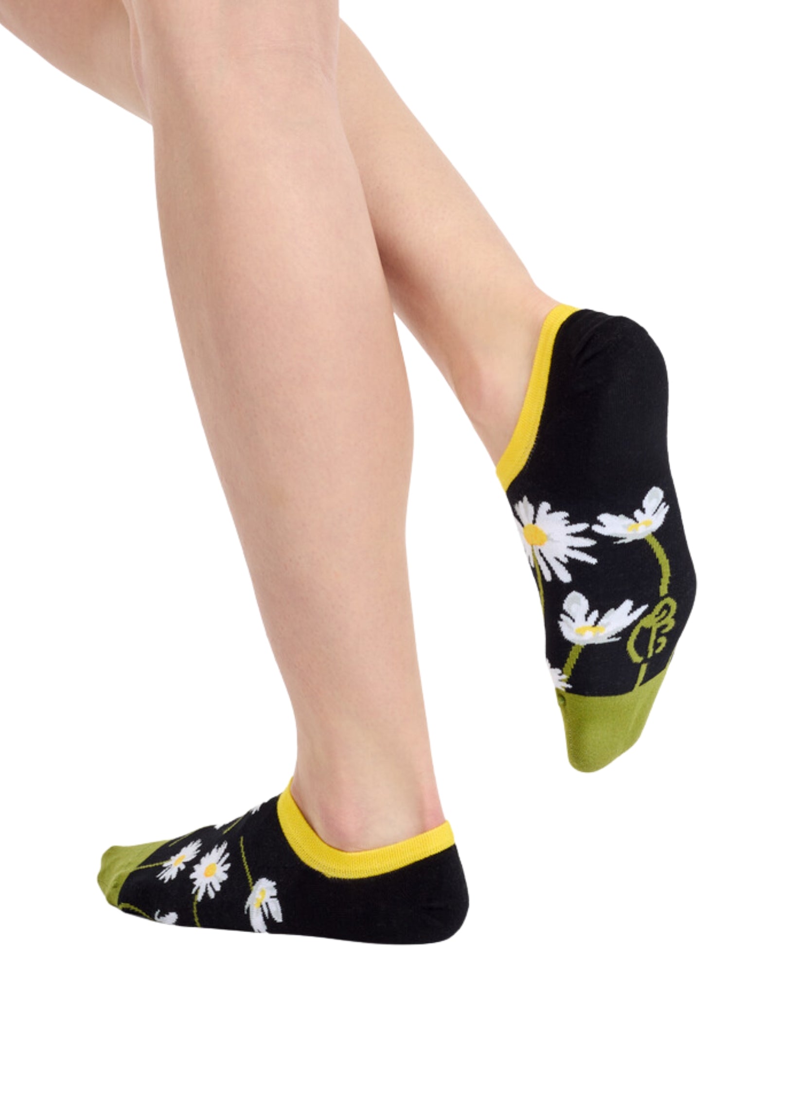 Socquettes Invisibles Marguerites dans la Nuit