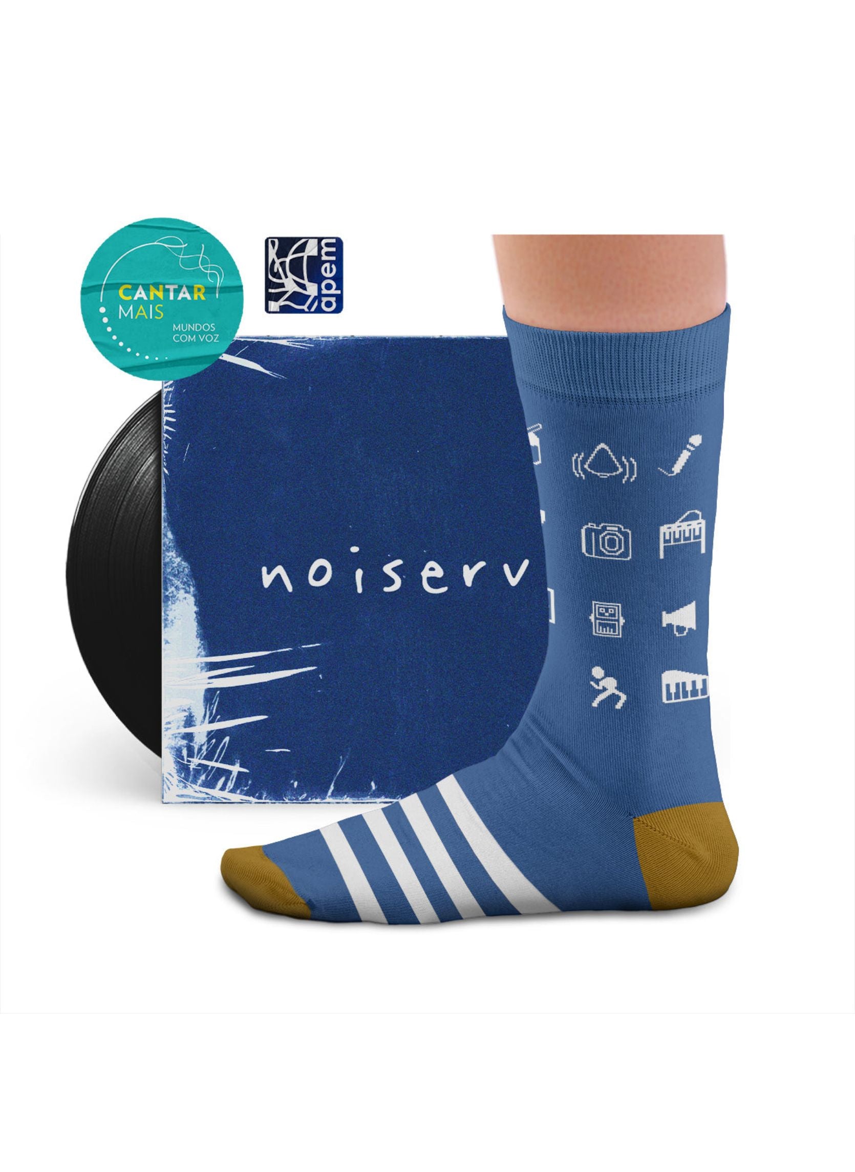 Chaussettes Noiserv, David Santos