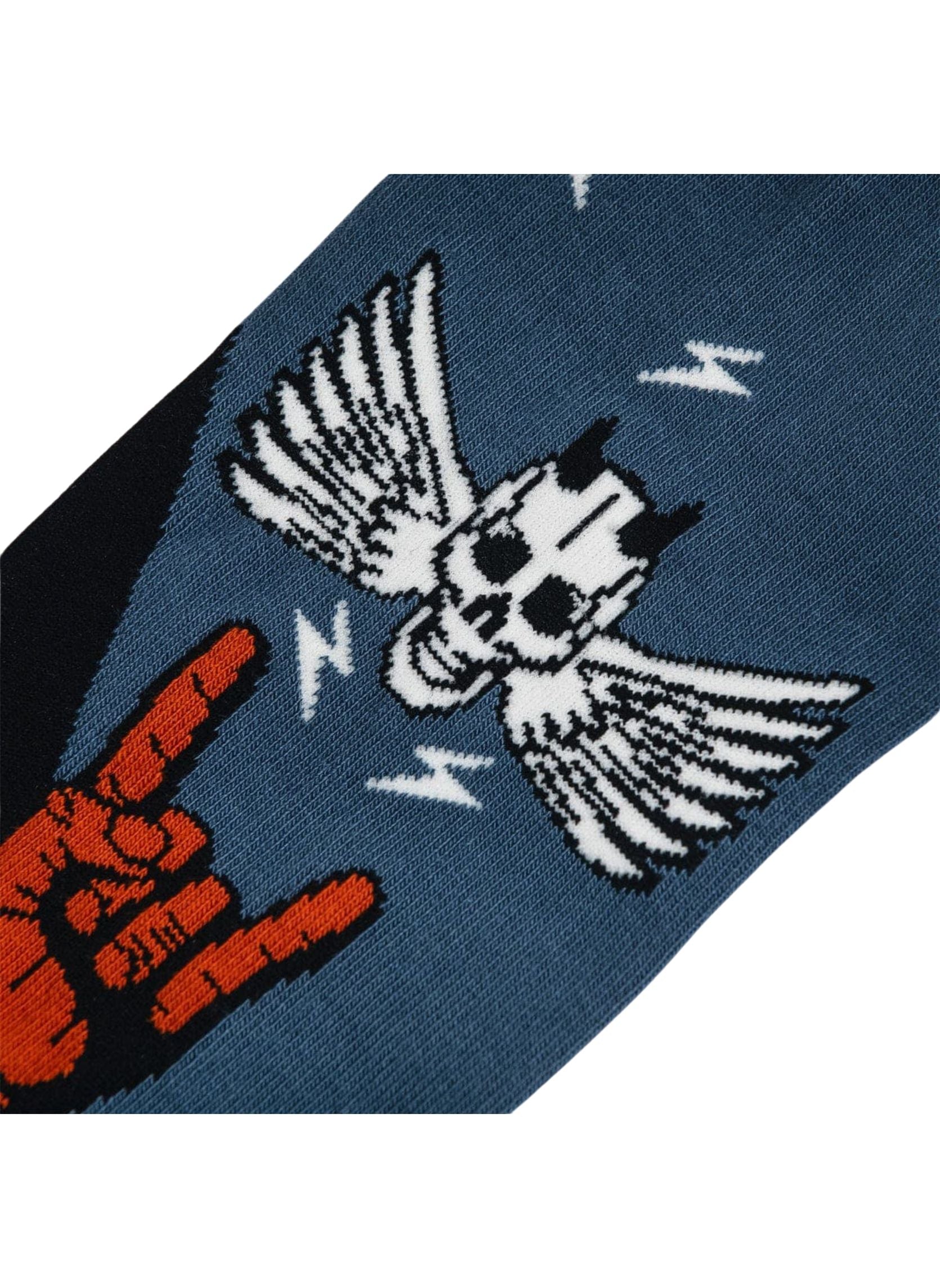 Chaussettes Heavy Metal Flying Skull