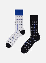 Chaussettes Bambou Mots Croisés