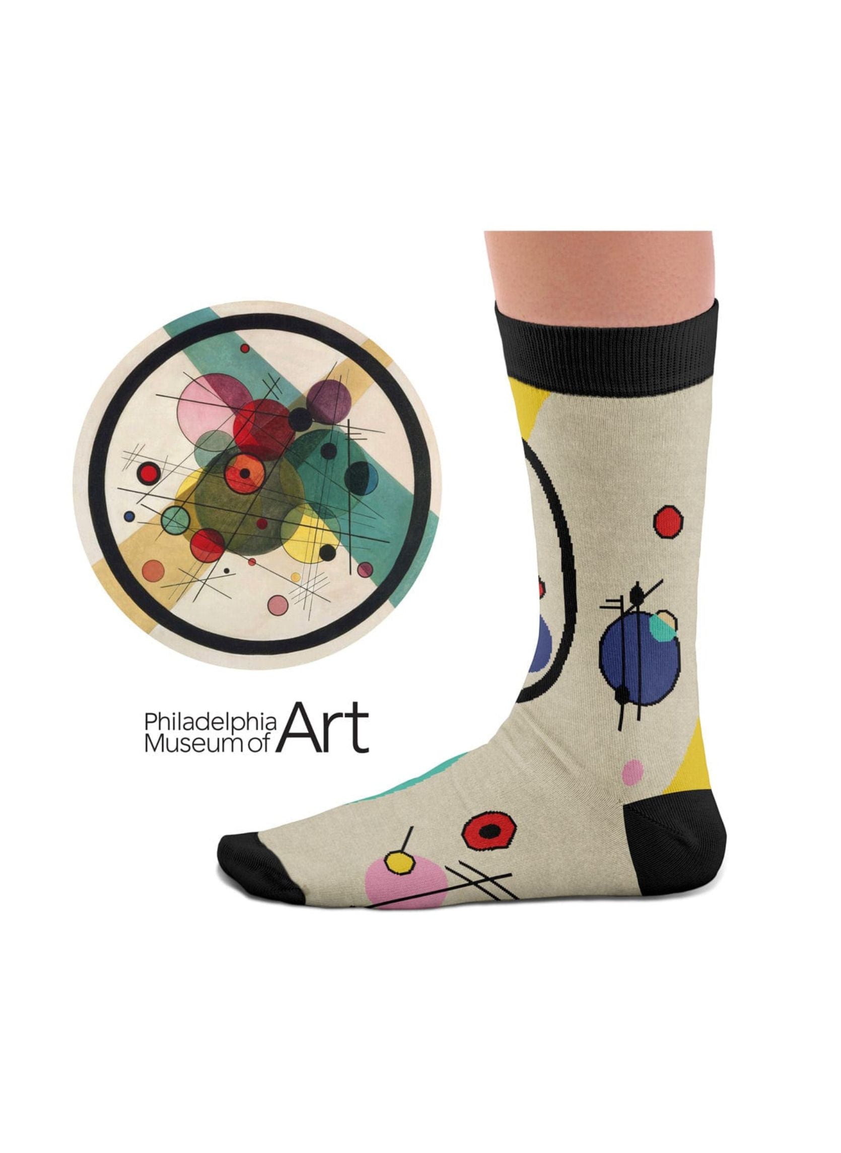 Chaussettes Cercles dans un Cercle, Kandinsky