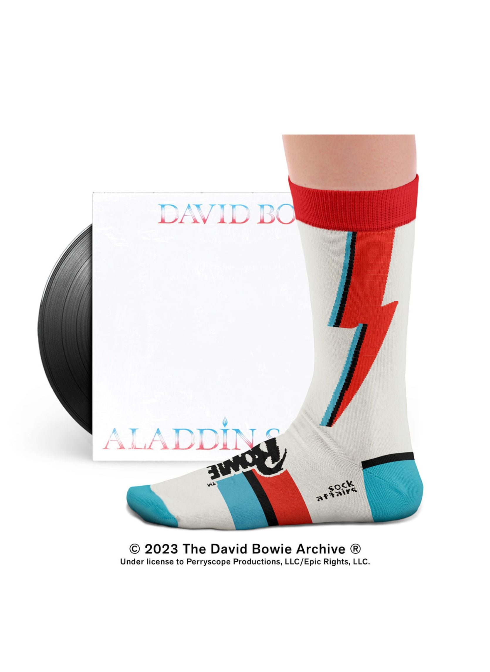 Chaussettes Aladdin Sane, David Bowie