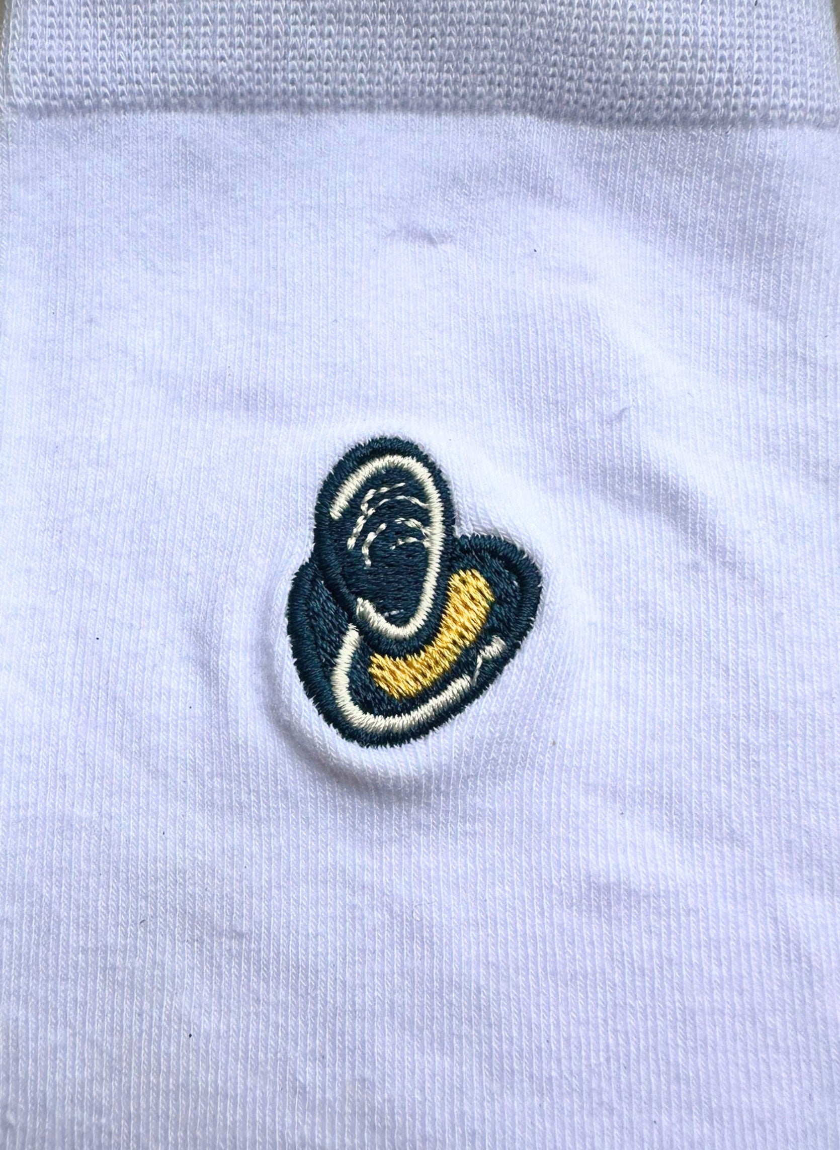 Chaussettes Brodées Moules-Frites