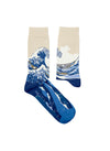 Chaussettes La Grande Vague, Hokusai (Redessinées)