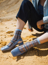 Chaussettes Transparentes Nevada Roads Blue