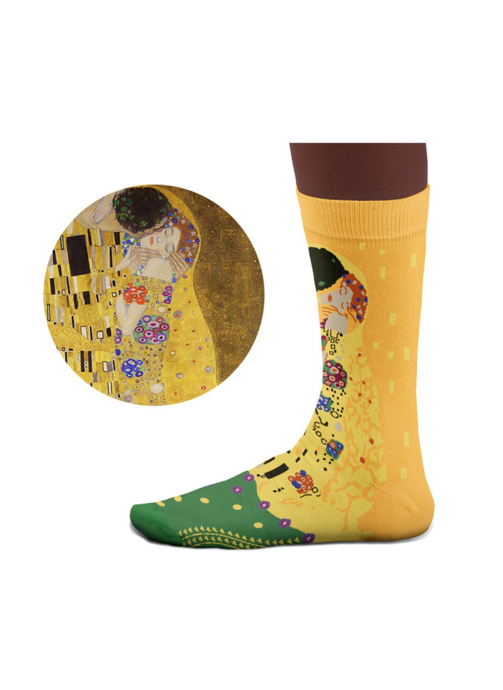 Chaussettes Le Baiser, Gustav Klimt (Redessinées)