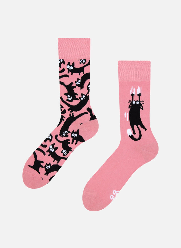 Chaussettes Chats Roses